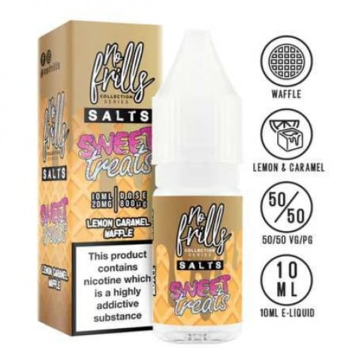 نكهة سولت ليمون كارميل وافل NO Frills Sweet and Treats Lemon Caramel Waffle 10ML