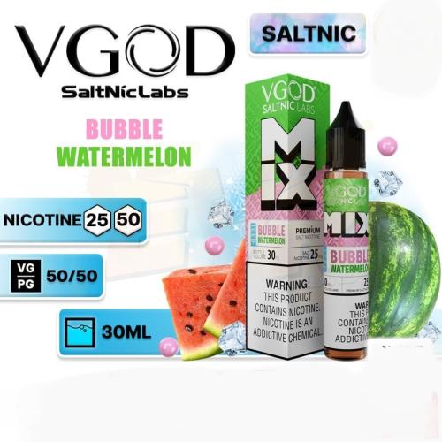 نكهة سولت علكة بطيخ ايس VGOD MIX BUBBLE WATERMELON ICED