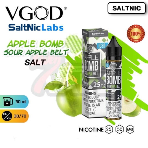 نكهة سولت تفاح بومب ايس VGOD APPLE BOMB ICE