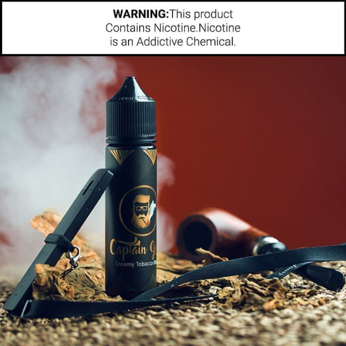 نكهة فيب كابتن جولد كريمي توباكو بلاند Captain Gold Creamy Tobacco Blend