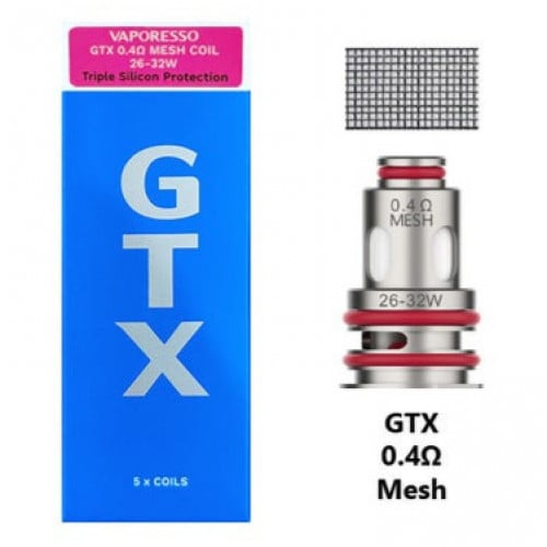 كويلات فابوريسو جي تي اكس VAPORESSO GTX 0.4Ω MESH COIL