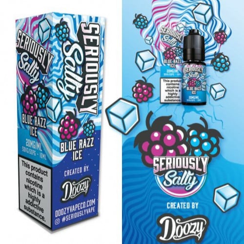 نكهة سولت بلو راز ايس Doozy SERIOUSLY BLUE RAZZ ICE 10ml