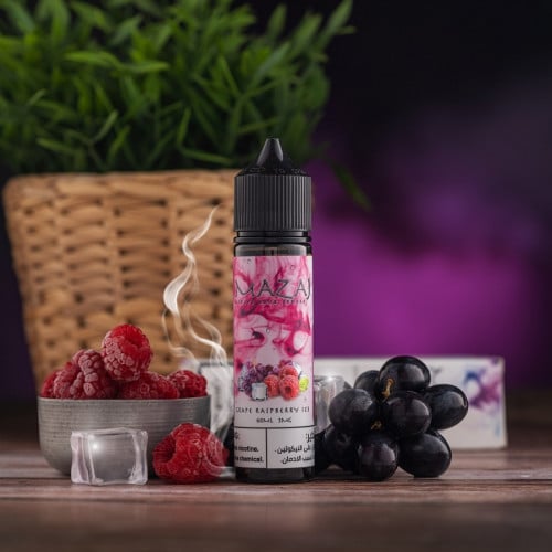 نكهة فيب مزاج عنب توت ايس MAZAJ GRAPE RASPBERRY ICE