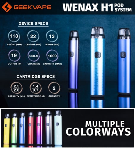 جهاز جيك فيب وينكس GEEK VAPE WENAX H1