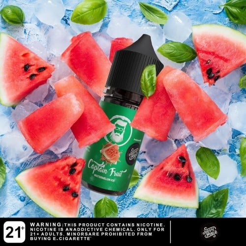 نكهة سولت كابتن فروت ميلون ايس Captain Fruit WATERMELON ICE