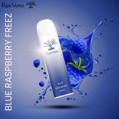 سحبة رايب فيبز بلو بيري ايس Ripe Vapes Palm BLUE RASPBERRY FREEZ 3000 Poffs