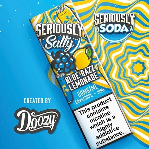 نكهة سولت بلو راز ليمونيد Doozy SERIOUSLY SODA BLUE RAZZ LEMONADE 10ml