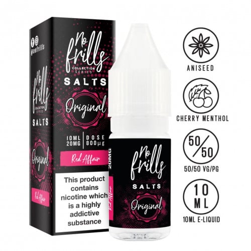 نكهة سولت اوريجينال NO FRILLS Original Red Affairs 10ml
