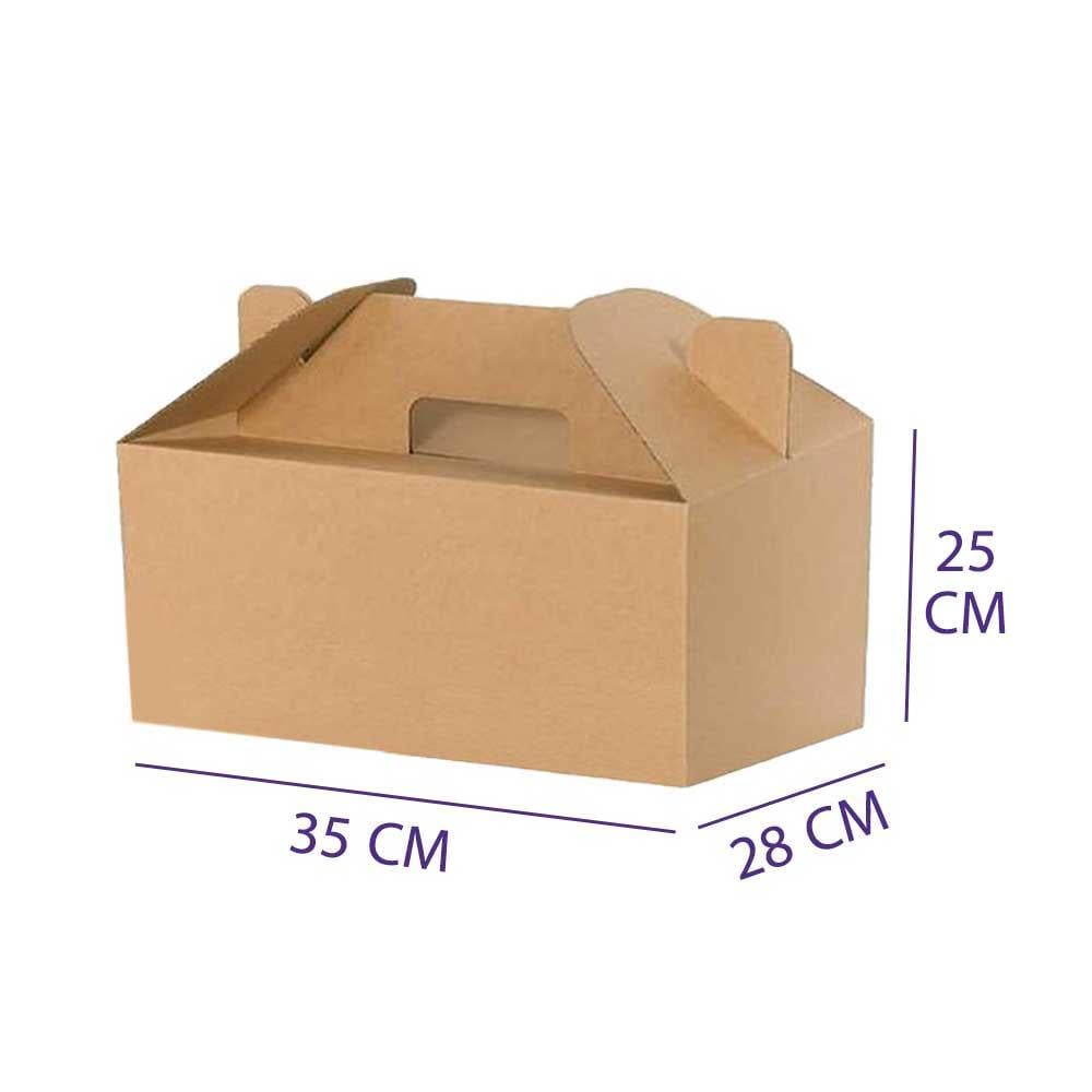25 كرتون بني طول 35 سم عرض 28 سم 25 سم