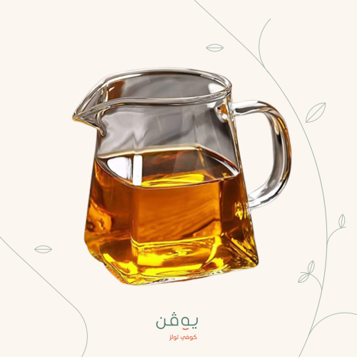 سيرفر زجاجي لتقديم الشاي و القهوة 550 مل