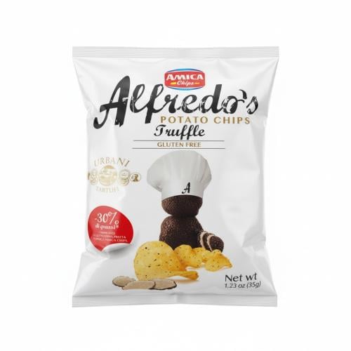 أميكا ألفريدو رقائق البطاطس بنكهة الكمأة السوداء 35 جرام