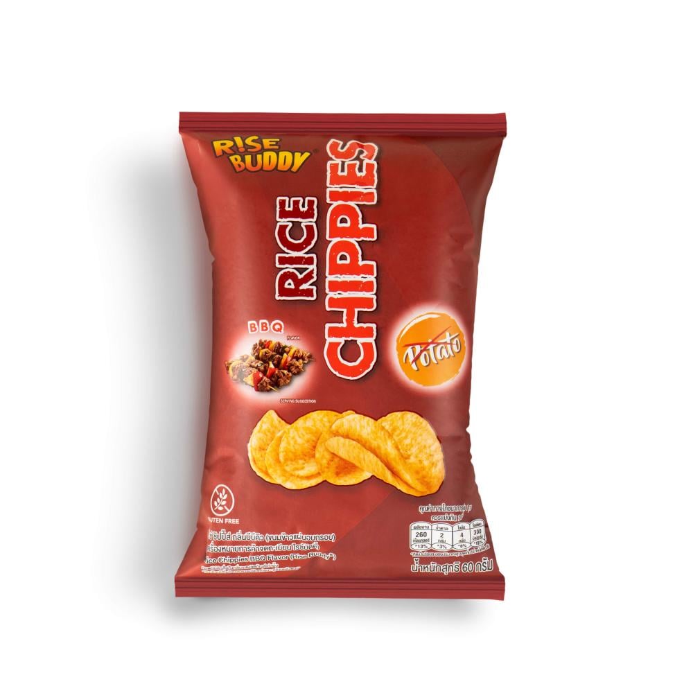 رايس بدي رقائق الأرز مخبوزة غير مقلية بنكهة المشاوي 60 جرام