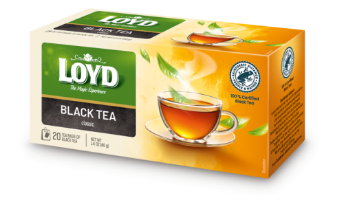 لويد شاي أسود أظرف مغلفة 20*2جرام