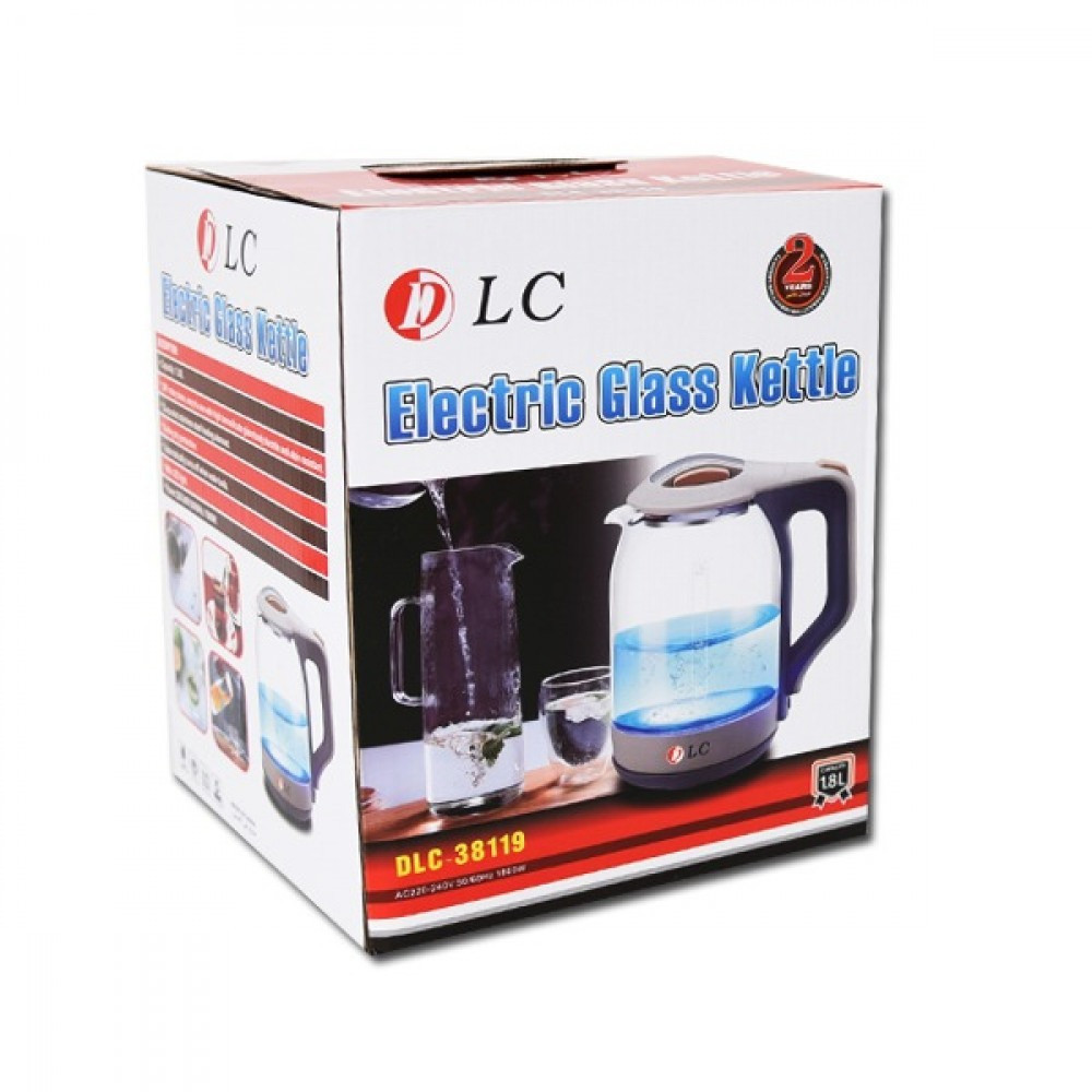 غلاية كهربائية زجاجية DLC-38119