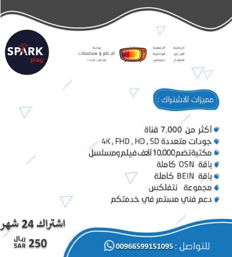 اشتراك سبارك بلاي 24 شهر