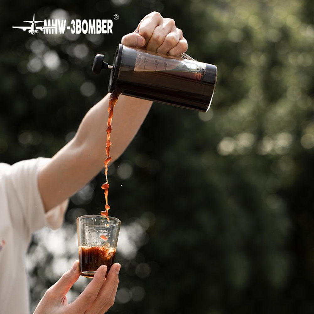 مكبس قهوة فرنسي MHW-3BOMBER Gimme سعة 450 مل - أسود | MHW-3BOMBER Gimme French Press 450ml - Black