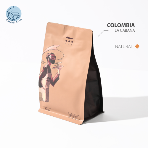 قهوة آش لا كابانا كولومبيا مجففة