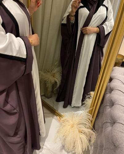 عبايه ملونه موف