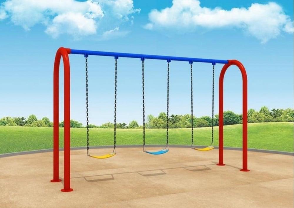 Swing for three people