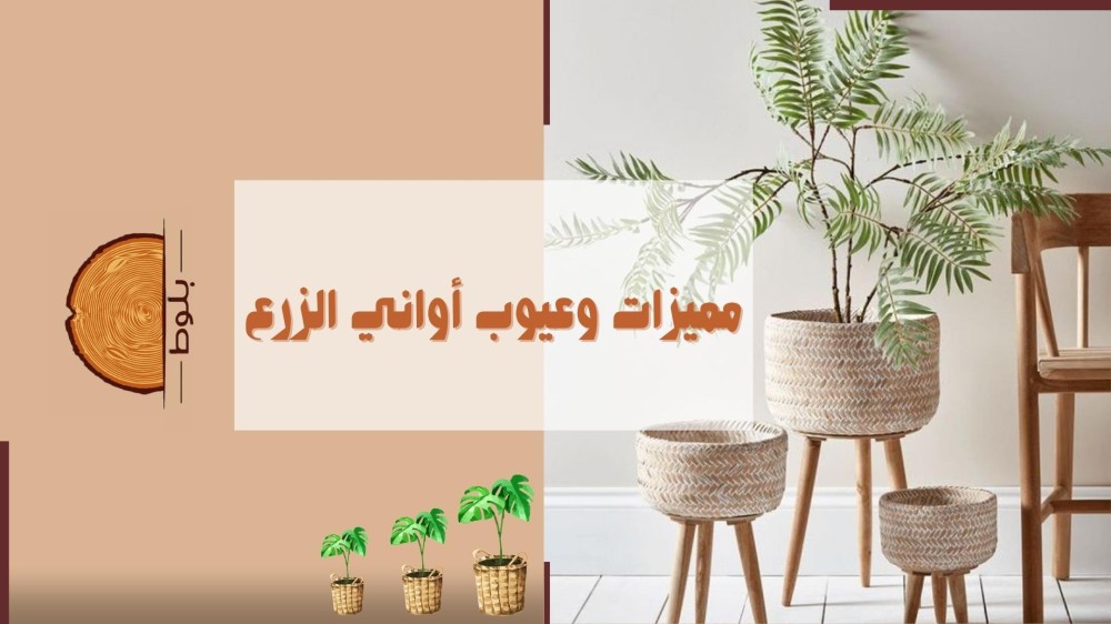 مميزات وعيوب أواني الزرع