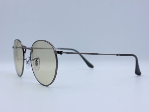نظارة شمسية دائري من ماركة RAY BAN لون العدسة عسلي بخاصيه ال 9967 EVOLVE