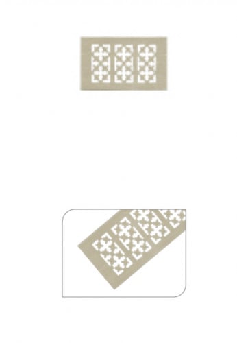 هواية أثاث المنيوم 100 ملي ×150 ملي