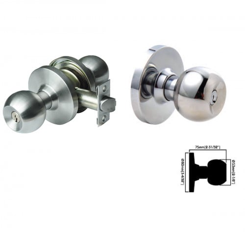 كيلون رمانة ضغطة ومفتاح وجة كبير لون كروم