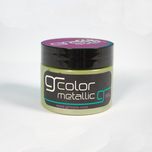 616 - ميتلك تركواز أخضر Graffiti Resin Metallic Tu...