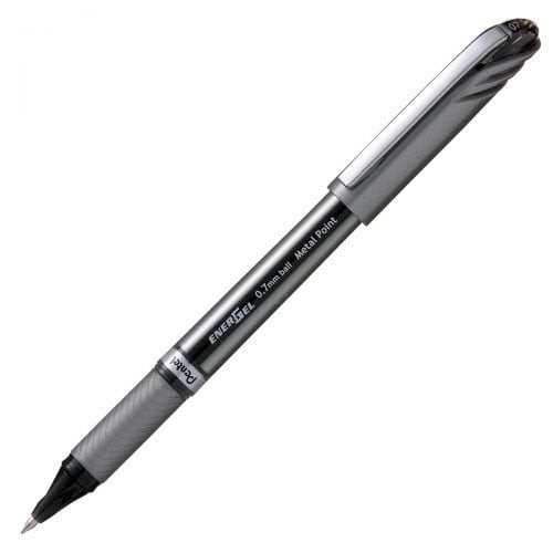 Pentel Energel Liquid Gel Pen BL27 Black BX = 12 Pens