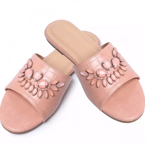 Flat sandal | Pink