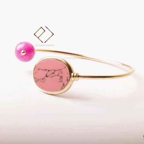 اسوارة فضة عيار 925 مطلي ذهب اصفر