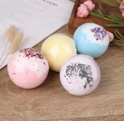 قالب كرات الحمام الفواره /قوالب باث بومب ( اربع قطع مقاسات مختلفه)