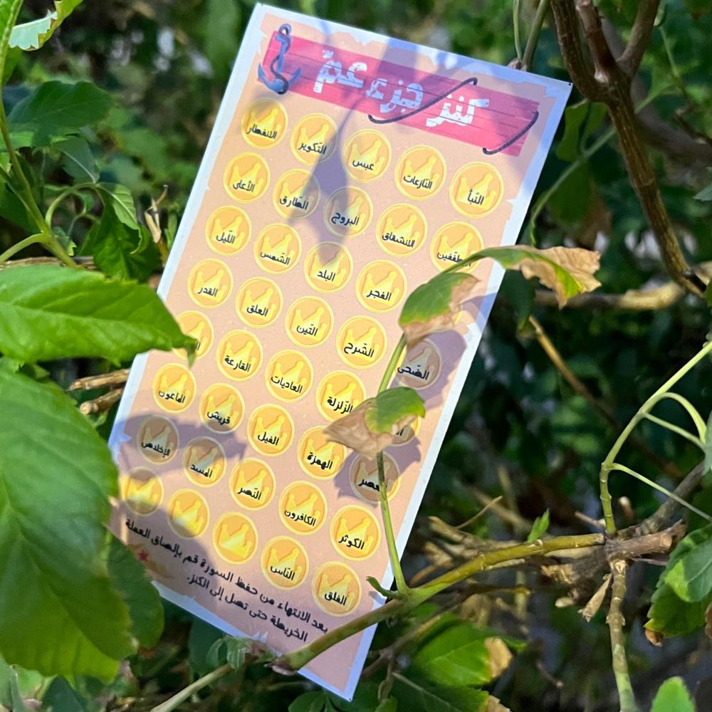 خريطة كنز جزء عمّ