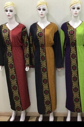 بدرزن ثلاث الوان العدد12 صوف شتوي مقاسات منmالي xxL