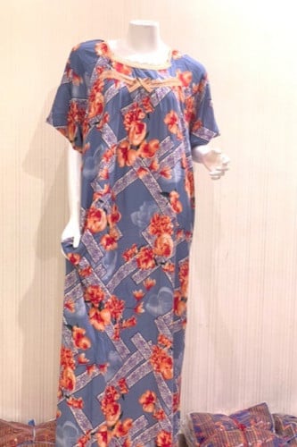 قميص طويل بشرائط دانتيل