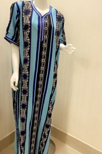 قميص نص كم اللون ازرق