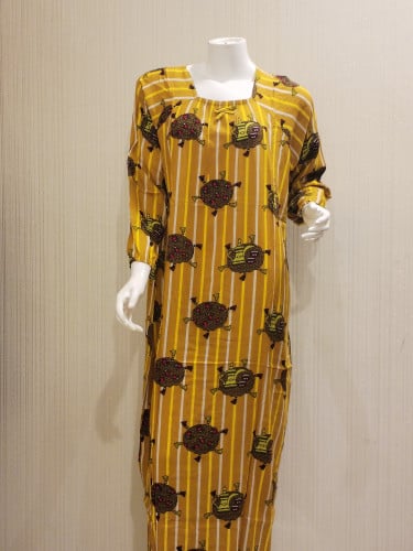 قميص روز  قطن كم طويل