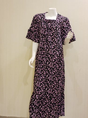 قميص حرير بكشكش  بالاسفل والاكمام