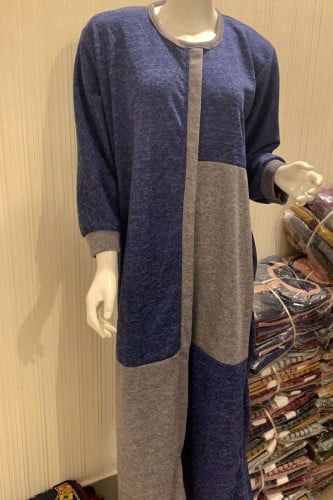 قميص شتوي كحلي مع رصاصي