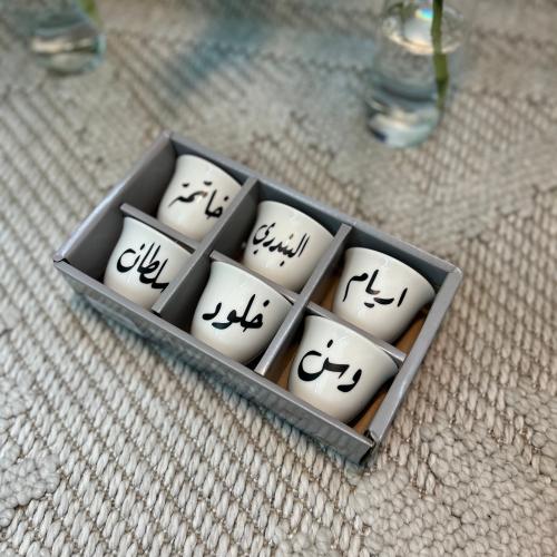 فناجيل قهوة ( ٦ حبات )