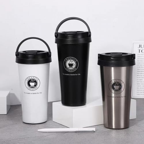 كوب قهوة محمول حافظ للحرارة ستانلس ستيل 500ml