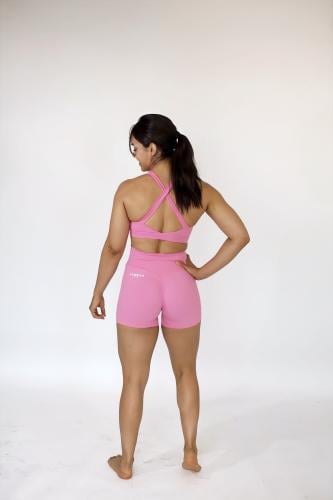 Baby pink fit short