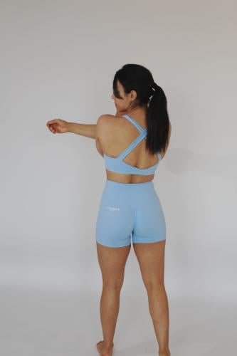 Fit short baby blue شورت