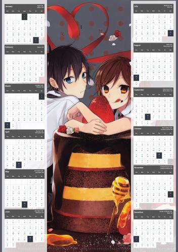 Horimiya Calendar 2025 - 2