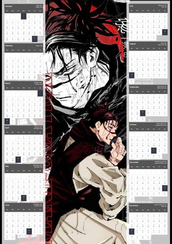 jujutsu kaisen Calendar 2025 - 1