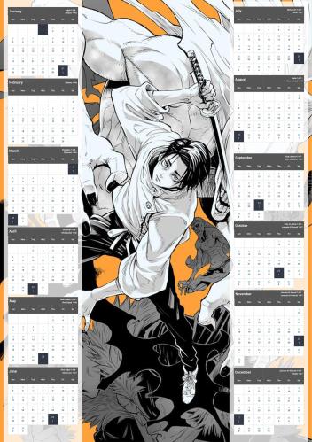 jujutsu kaisen Calendar 2025 - 3