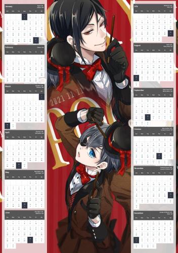 Kuroshitsuji Calendar 2025 - 1