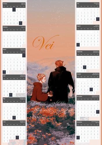 veil Calendar 2025 - 1