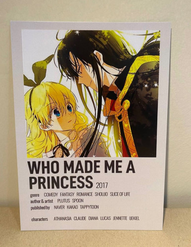 بوستر one day i became a princess