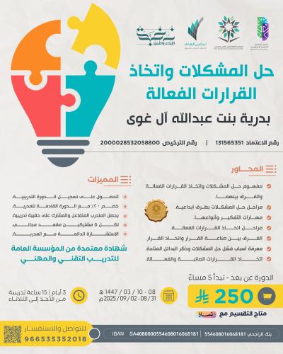 حل المشكلات واتخاذ القرارت الفعالة